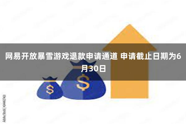 网易开放暴雪游戏退款申请通道 申请截止日期为6月30日