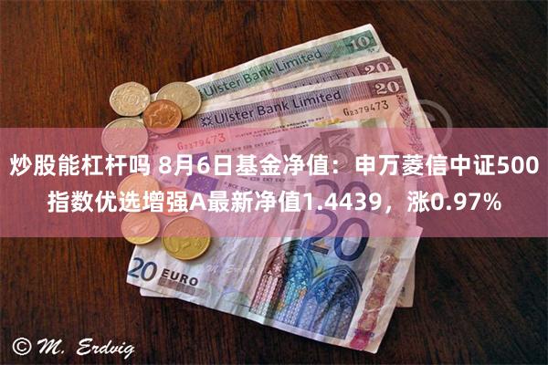 炒股能杠杆吗 8月6日基金净值：申万菱信中证500指数优选增强A最新净值1.4439，涨0.97%