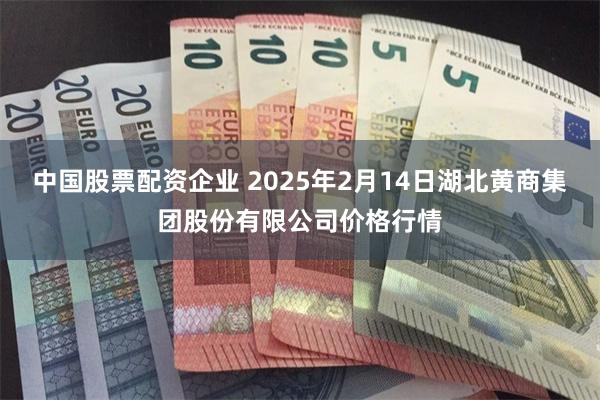 中国股票配资企业 2025年2月14日湖北黄商集团股份有限公司价格行情